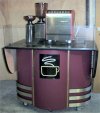 Neon Espresso Catering Cart 6