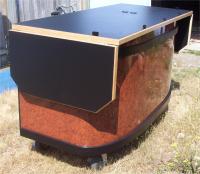 Balloon castor espresso cart