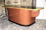 6 foot coffee cart with cherry trim 1