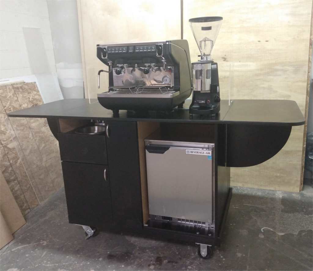 espresso-cart-with-espresso-machine-and-grinder